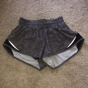 Lululemon size 2 hotty hot shorts in grey